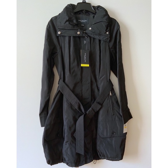 Marc New York Hooded Rain Coat Size Large - Picture 2 of 8